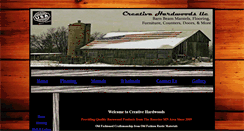 Desktop Screenshot of creativehardwoods.com